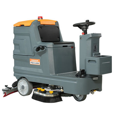 Automatic Ride On Floor Scrubber Cleaner Machine For Linoleum Floor