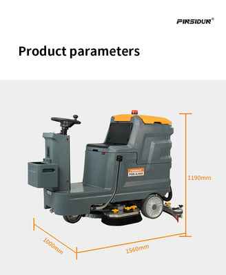 Industrial Heavy Duty Floor Cleaner Machine Ride On Auto Scrubber For Concrete Floor
