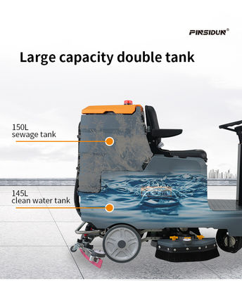 Customized Garage Floor Scrubber And Dryer Machine Self Driving