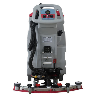 Automatic Cordless 60L tank capacity Walk Behind Floor Scrubber Cleaning Machine For Garage