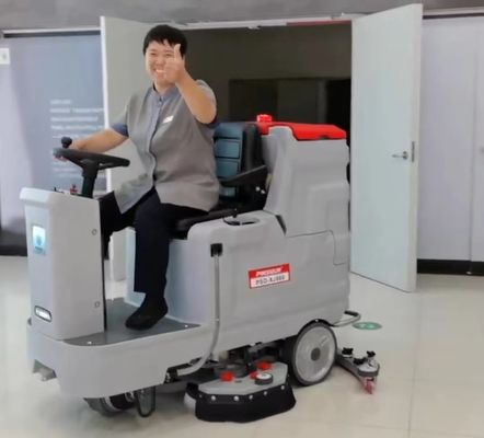 Rideable Robotic Scrubber Dryer Commercial Floor Care Equipment