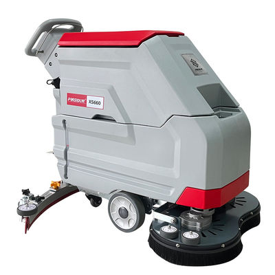 High Cleaning Capacity Hand Push Double Brush Wash Floor Machine Equipment