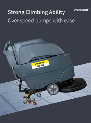 220V Warehouse Floor Sweeper Commercial Concrete Floor Scrubber